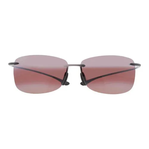 Maui Jim Nylon Rectangular Sunglasses Unisex Black Maui Jim Нейлон Прямоугольные Солнцезащитные очки Унисекс Черный