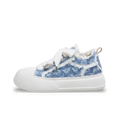 SOAP OPERA Collaboration Transcendence Low Top Canvas Shoes Blue Unisex