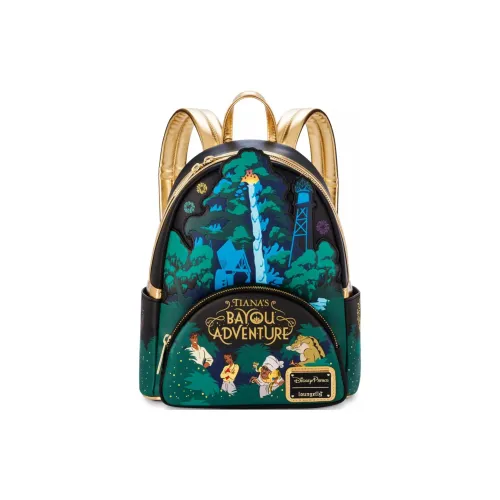 Disney Полиуретан ПУ (полиуретан) Рюкзак Мини Женский Зеленый