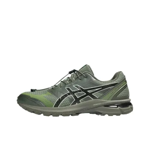 SAN SAN GEAR x Asics GEL TERRAIN Low Топ Беговые кроссовки Мужской Серый Зеленый