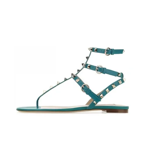 Valentino Римские Сандалии Женские Зеленые