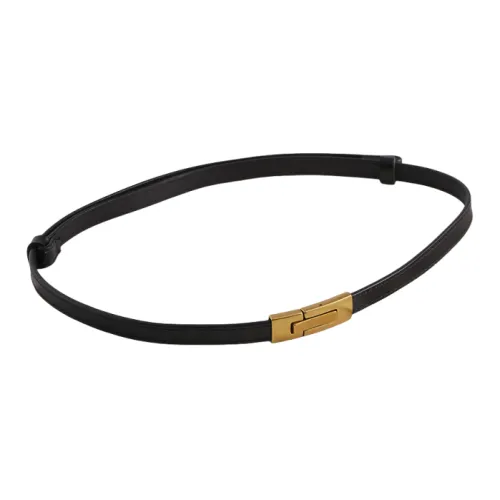 DIQIE Регулируемый Тонкий Ремешок Бронзовая Пряжка С утяжкой на талии Украшение Платье Винтаж Коровья кожа Ремни Женские