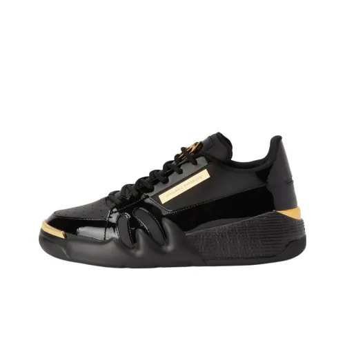 Giuseppe Zanotti Talon Скейтборд Кроссовки Низкие Черные Мужские