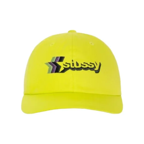 Stussy Хлопковые кепки Мужские Черный Хаки Лайм Оранжевый