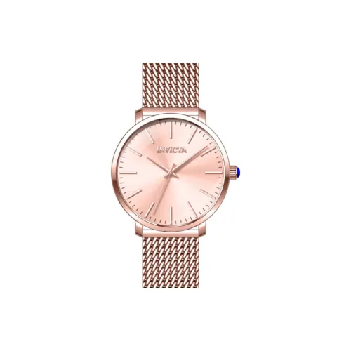 INVICTA Angel Collection Женские часы Кварцевый механизм Ремешок из нержавеющей стали 36 мм Розовый циферблат Часы