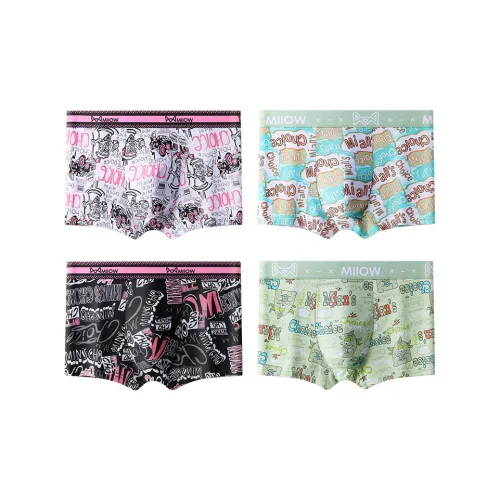 MIIOW Ледяной шелк Трусы Мужские 4 шт