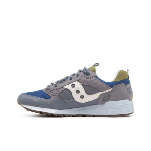 Saucony Shadow 5000 Slip-Resistant Abrasion-Resistant Low Top Casual Shoes Unisex Gray Blue Сaucony Shadow 5000 Противоскользящий Устойчивый к истиранию Низкий Топ Повседневная Обувь Унисекс Серый Синий