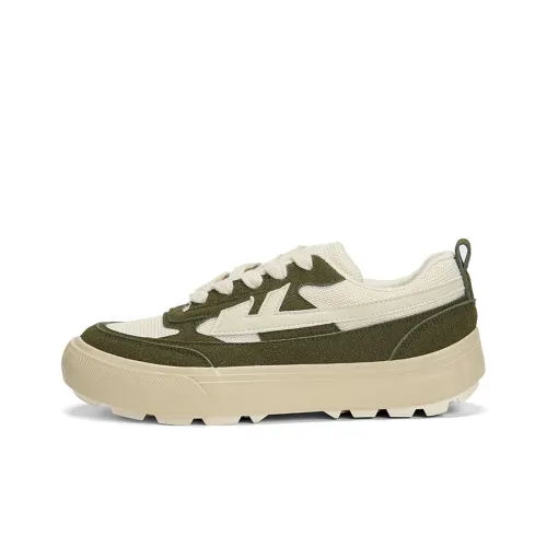 Warrior Slip-resistant Abrasion-resistant Low Top Casual Shoes Unisex Army Green Beige Warrior Противоскользящий Аbrasion-resistant Низкий Топ Повседневная Обувь Унисекс Армейский Зеленый Бежевый