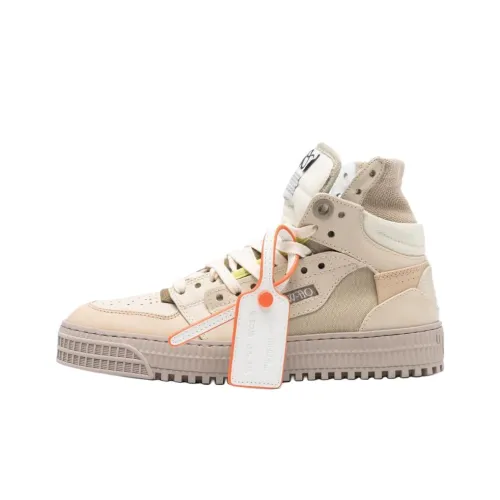 OFF Белый OFF COURT Высокие Кроссовки для скейтбординга Женские Бежевые
