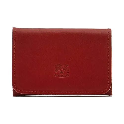 Il Bisonte Коровья кожа Держатель для карт Женский Красный