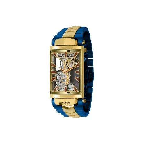 INVICTA Мужские часы Механический механизм Нержавеющая сталь Ремешок 29 мм Черепный циферблат Часы для мужчин