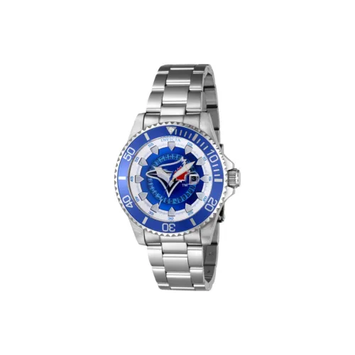 INVICTA Mlb Collection Мужские часы Кварцевый механизм Ремешок из нержавеющей стали 47 мм Синий циферблат