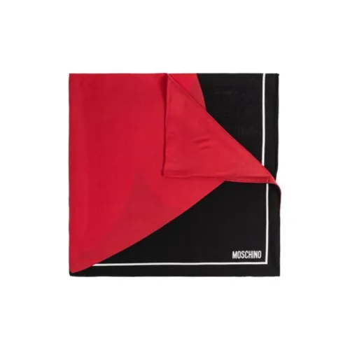 MOSCHINO Шелковые вязаные шарфы Женские Многоцветные