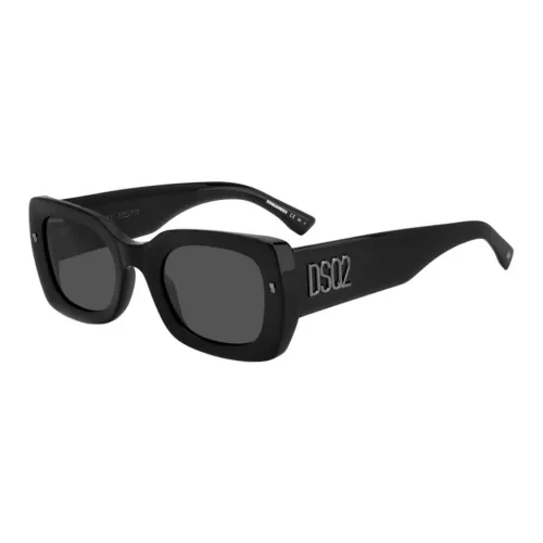 DSQUARED 2 Пластик OVAL SUNGLASSES Мужской Черный