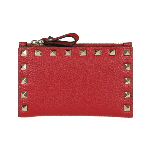 Valentino Телячья кожа Монетница Женская Красная