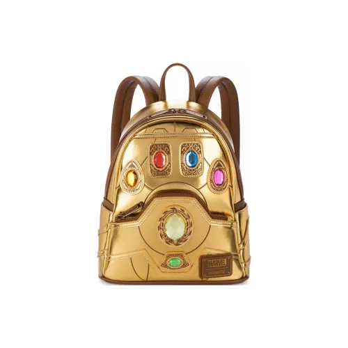 Disney Полиуретан Рюкзак Мини Унисекс Золотой