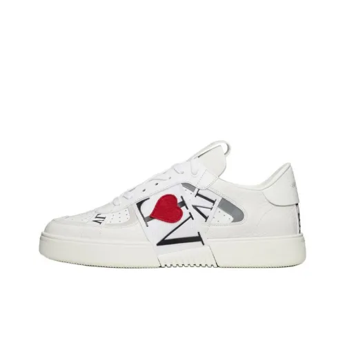 Valentino VL7N VLoveTN GARAVANI Низкий Топ Стильные Скейтбординги Женские Белый Красный