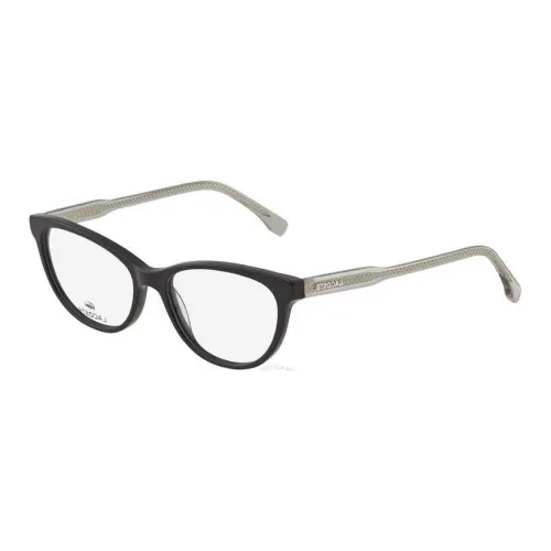 LACOSTE Пластик Ацетат Металл Кошачий глаз Оправы для очков Женские Черный