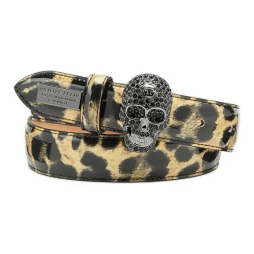 PHILIPP PLEIN Латунные кожаные ремни для женщин