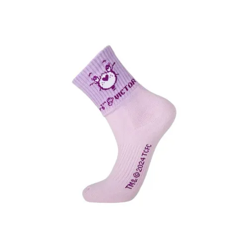 Victor x Care Bears Бадминтон Носки Женские 1 Пачка Фиолетовый