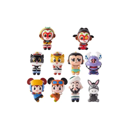 Shang Mei Shadow Yuan Universe Collection Китайский модный тренд креативный монитор кронштейн фигурки в стиле чиби