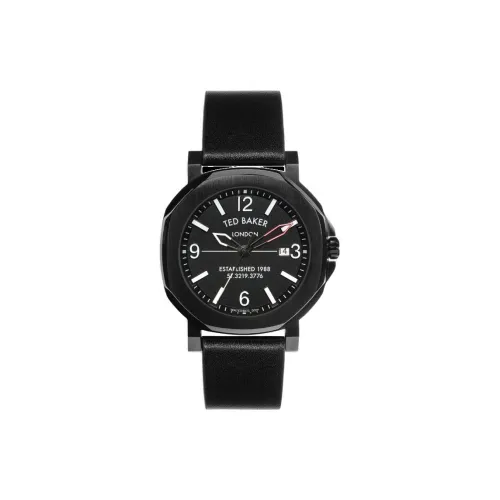 TED Baker Кварцевый механизм Мужские часы 44 мм Черный