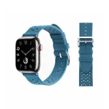 Джинсовая ткань, синий цвет (вязаная модель)