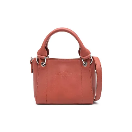 LONGCHAMP Сумка через плечо из кожи мини-сумка для женщин каштаново-коричневый