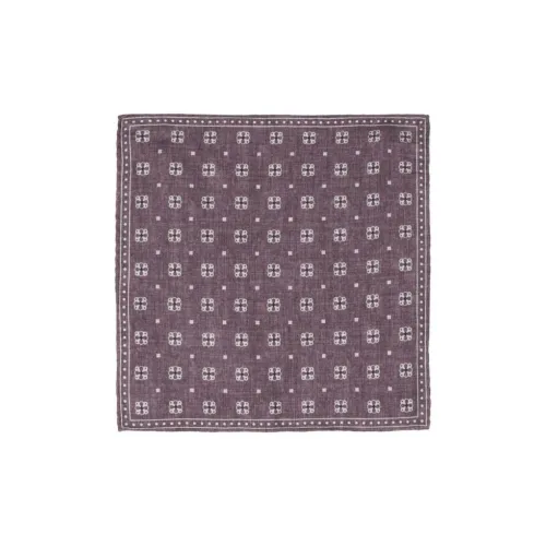 BRUNELLO CUCINELLI Шелковые шарфы Мужской Умбра