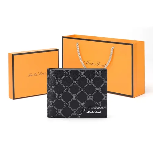 MashaLanti PVC держатель для карт кошелек мужской черный