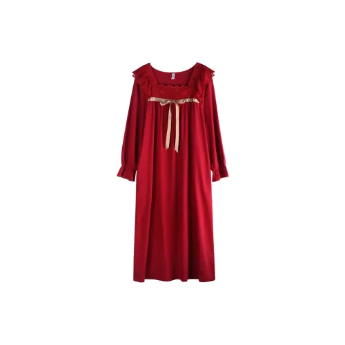 Xuan Liang Бордовый Женские Ночные сорочки