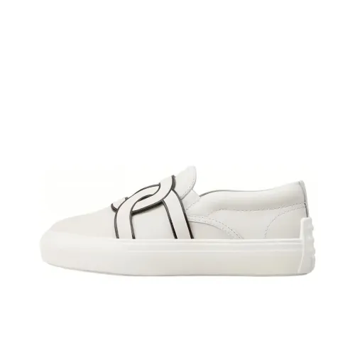 TOD'S Kate Low Топ Стильные Скейтбординги Женские Белые