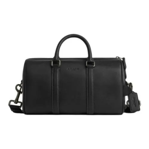 COACH Venturer Коровья кожа Сумка через плечо Сумка Большая Мужская Черная