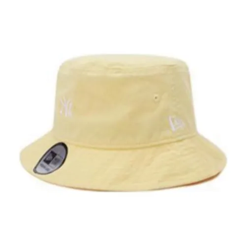 New Era Bucket Hats Unisex Мягкий Желтый