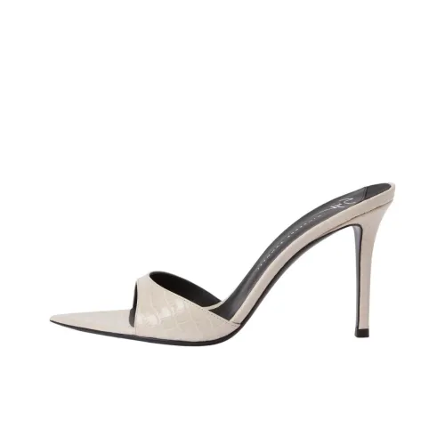 Giuseppe Zanotti GZ Intriigo Слипоны 9 см Женские Бежевые