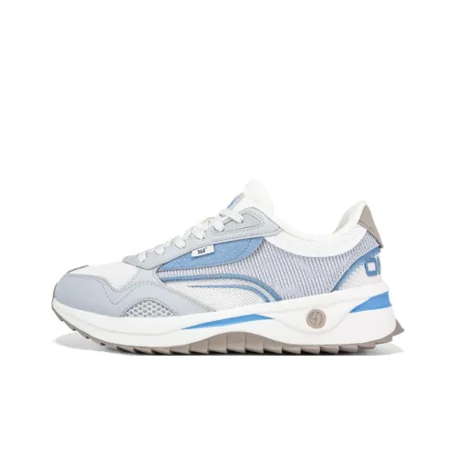 361° Устойчивый к истиранию противоскользящий низкий топ повседневная обувь мужская серо-синий