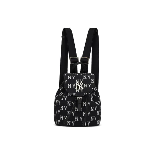 Mlb Base Logo Хлопок Рюкзак Мини Унисекс Черный