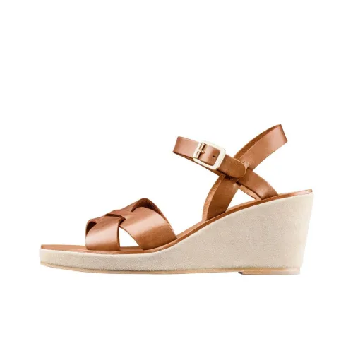 A.P.C Judith One Ремень Сандалии 7 см Женские Коричневый