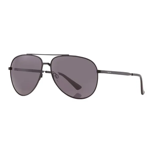 CALVIN KLEIN Металл Aviator Солнцезащитные очки Мужские Черные