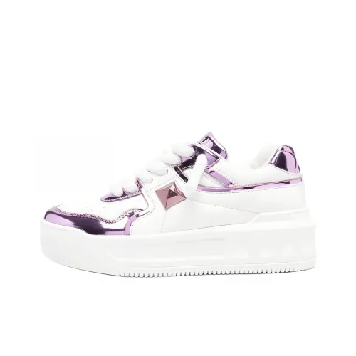 Valentino Низкие Кроссовки для скейтбординга Женские Белые