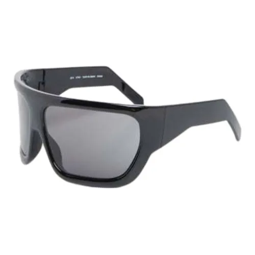 RICK OWENS совместный бренд RO Нейлон Нерегулярная форма Солнцезащитные очки Мужской Черный