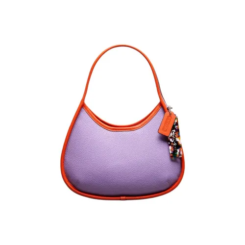 COACH Ergo Pebble Pattern Coachtopia Leather Crossbody Bag Large Women's Rainbow