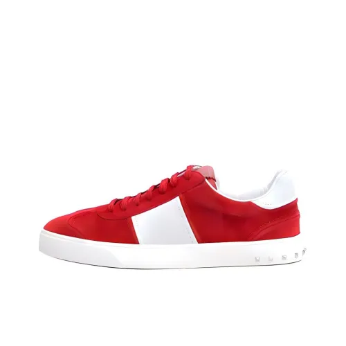 Valentino Rockstud Low Топ Скейтборд Кроссовки Мужские Красные