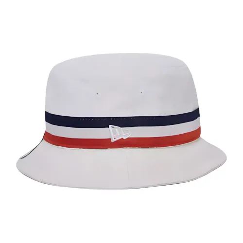 New Era Cotton Bucket Hats Белый Унисекс