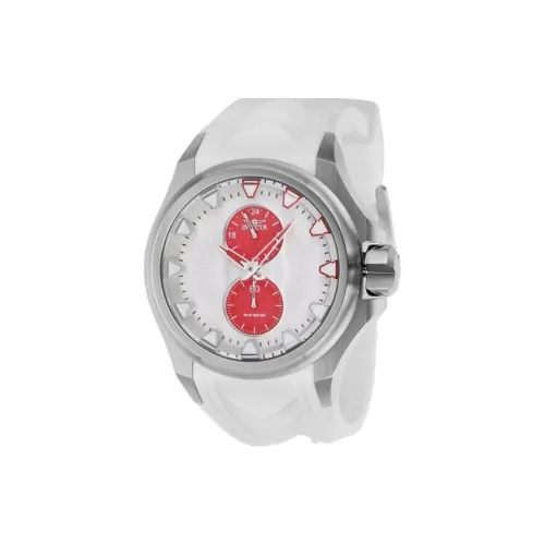 INVICTA Мужские наручные часы кварцевый механизм силиконовый ремешок 51*14 мм белый циферблат