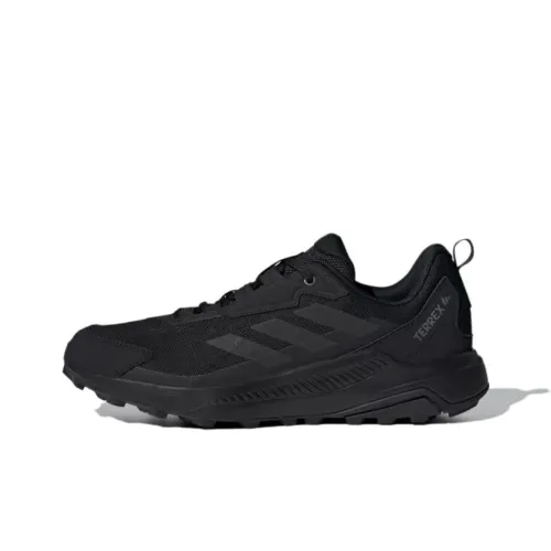 adidas Terrex Anylander Slip Resistant Abrasion Resistant Низкий Топ Походная обувь Мужская Черная