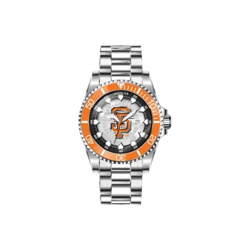 INVICTA Мужские часы Кварцевый механизм Ремешок из нержавеющей стали 47 мм Белый циферблат