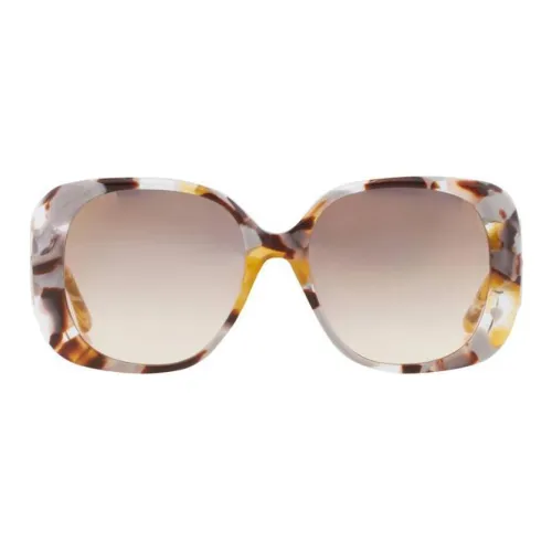 GUESS Пластик Квадратные Солнцезащитные очки Женские Коричневый