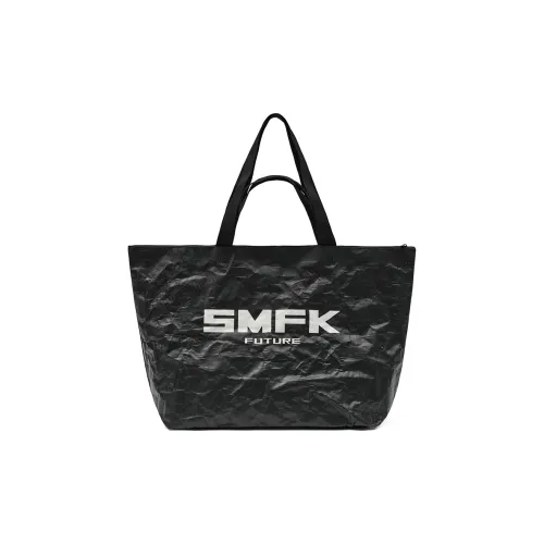 SMFK Двойная сторона термоплетеный материал Melt Спортивный мешок большой унисекс с молнией черный