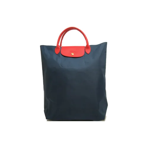 LONGCHAMP Le Pliage RE Play Холст Тот Сумка Сумка для покупок Женская сумка Зеленый и Синий